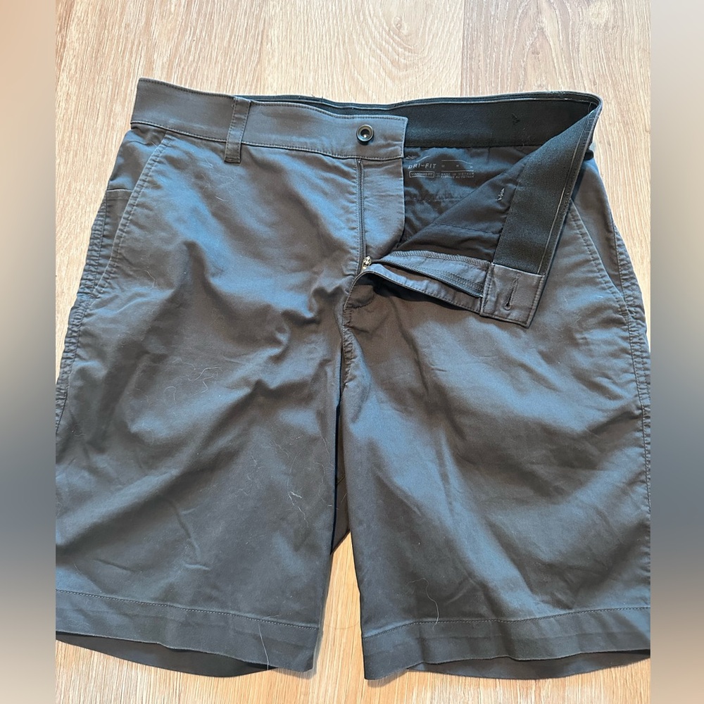 Grey Nike Golf Shorts